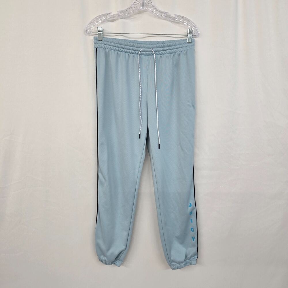 Juicy Couture Joggers Women's S Blue Leg Stripe Drawstring